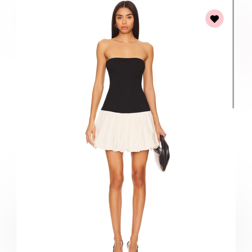Lovers + Friends Black and White Mini Dress